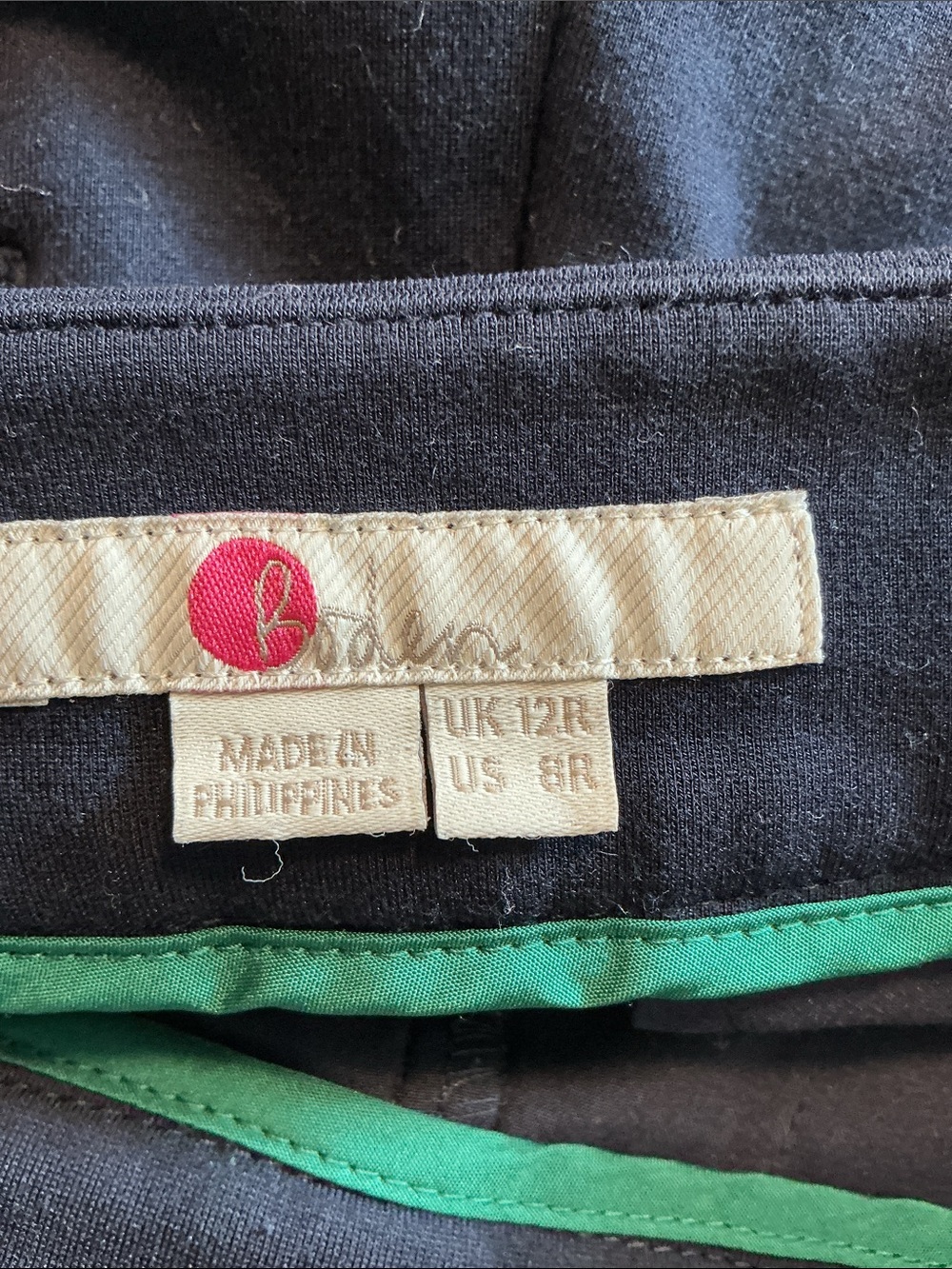 Boden Ponte Wide Leg Navy Cropped Pants size 8 - Picture 5 of 6